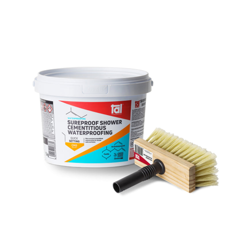 TAL BRUSH FOR SHOWERPROOF