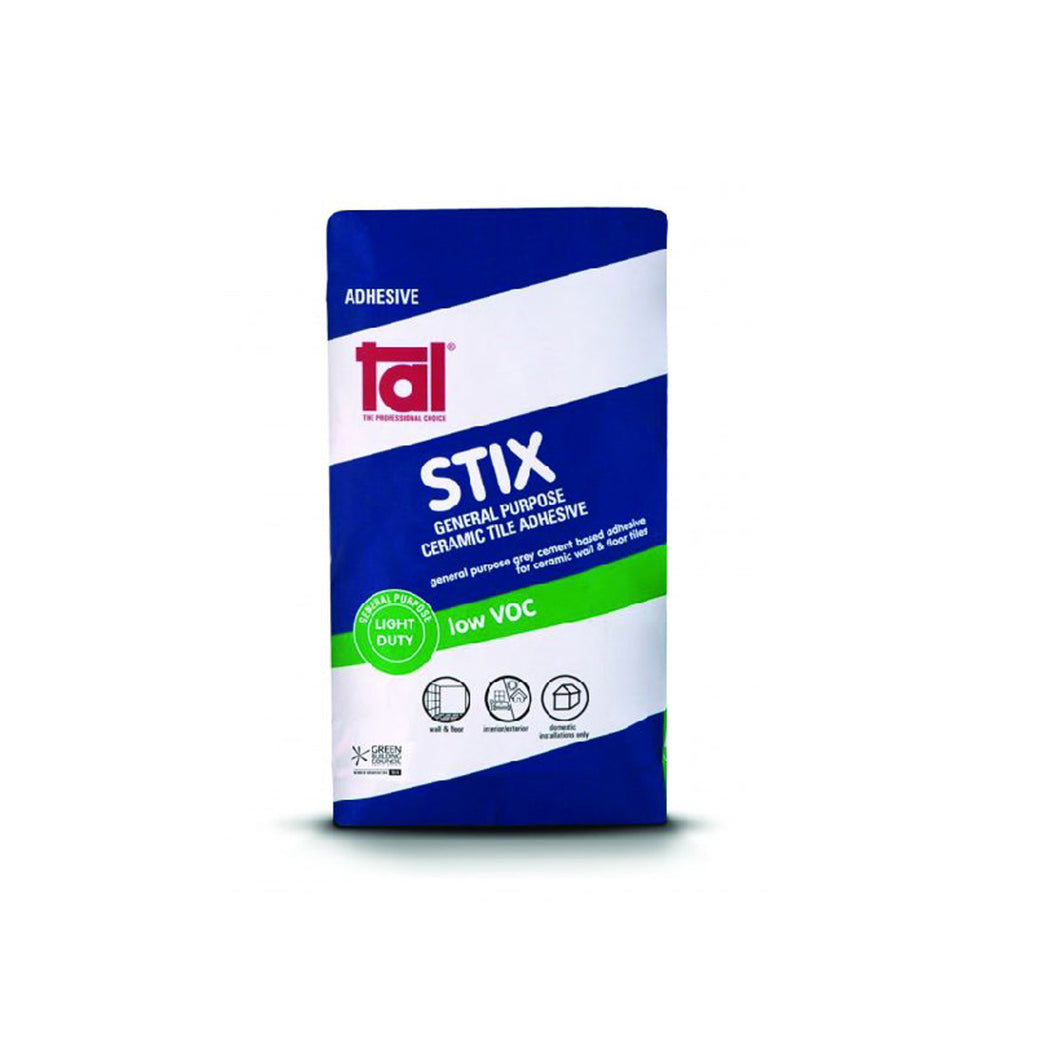 STIX 20KG PORCELAIN TILE ADHESIVE